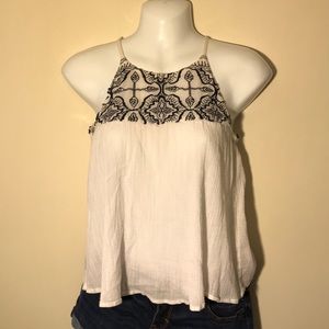 Abercrombie and Fitch Embroidered Tanktop
